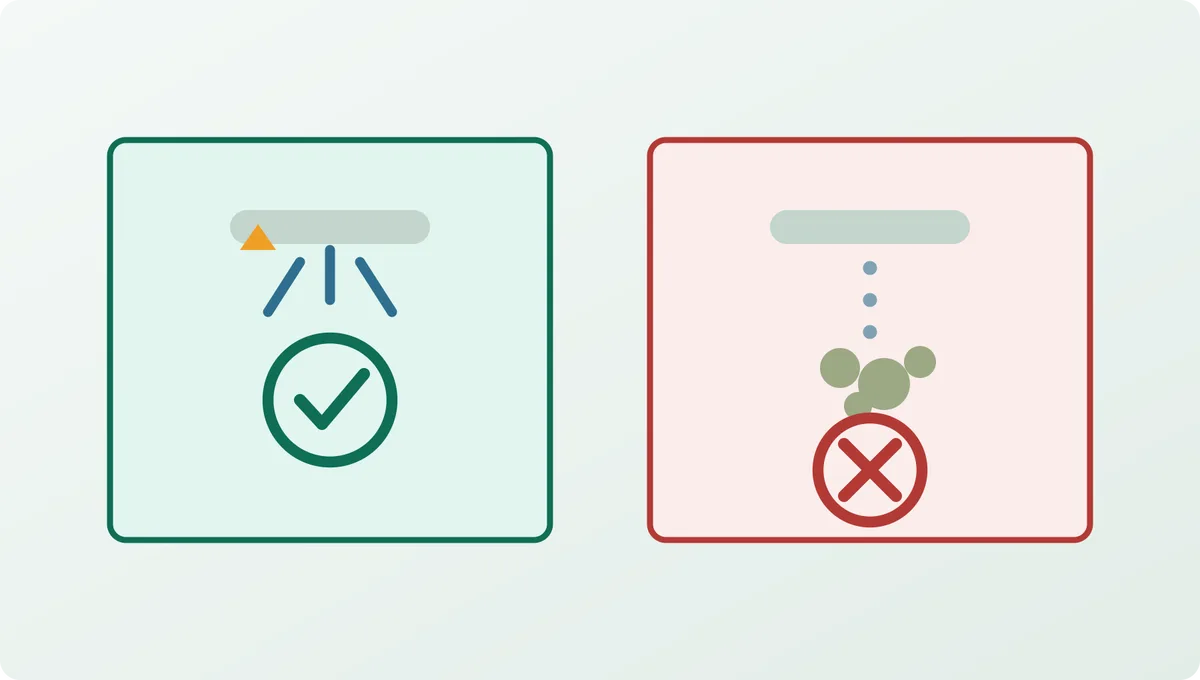 Comparison of a sudden burst pipe marked as covered against a slow long-term leak marked as excluded